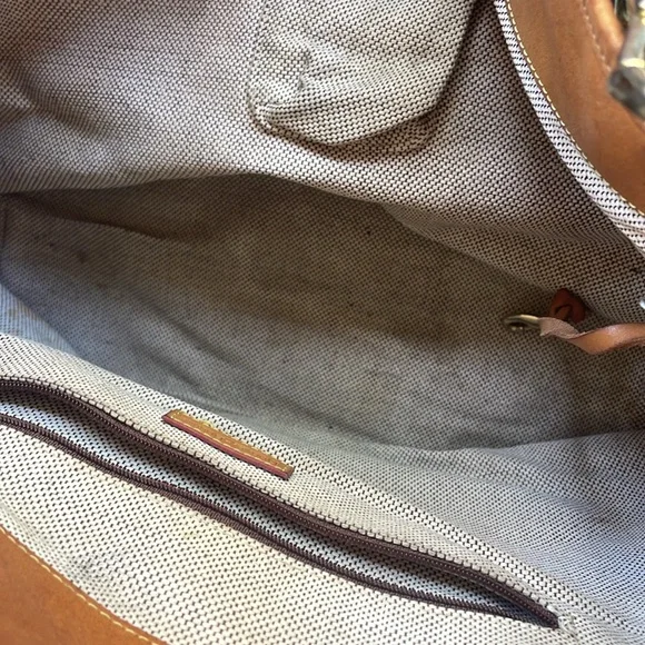 Dooney & Bourke Large signature Hobo bag leather /  blue  rare - Picture 9 of 12